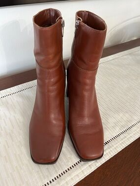 Marc Fisher Brown Leather Boots